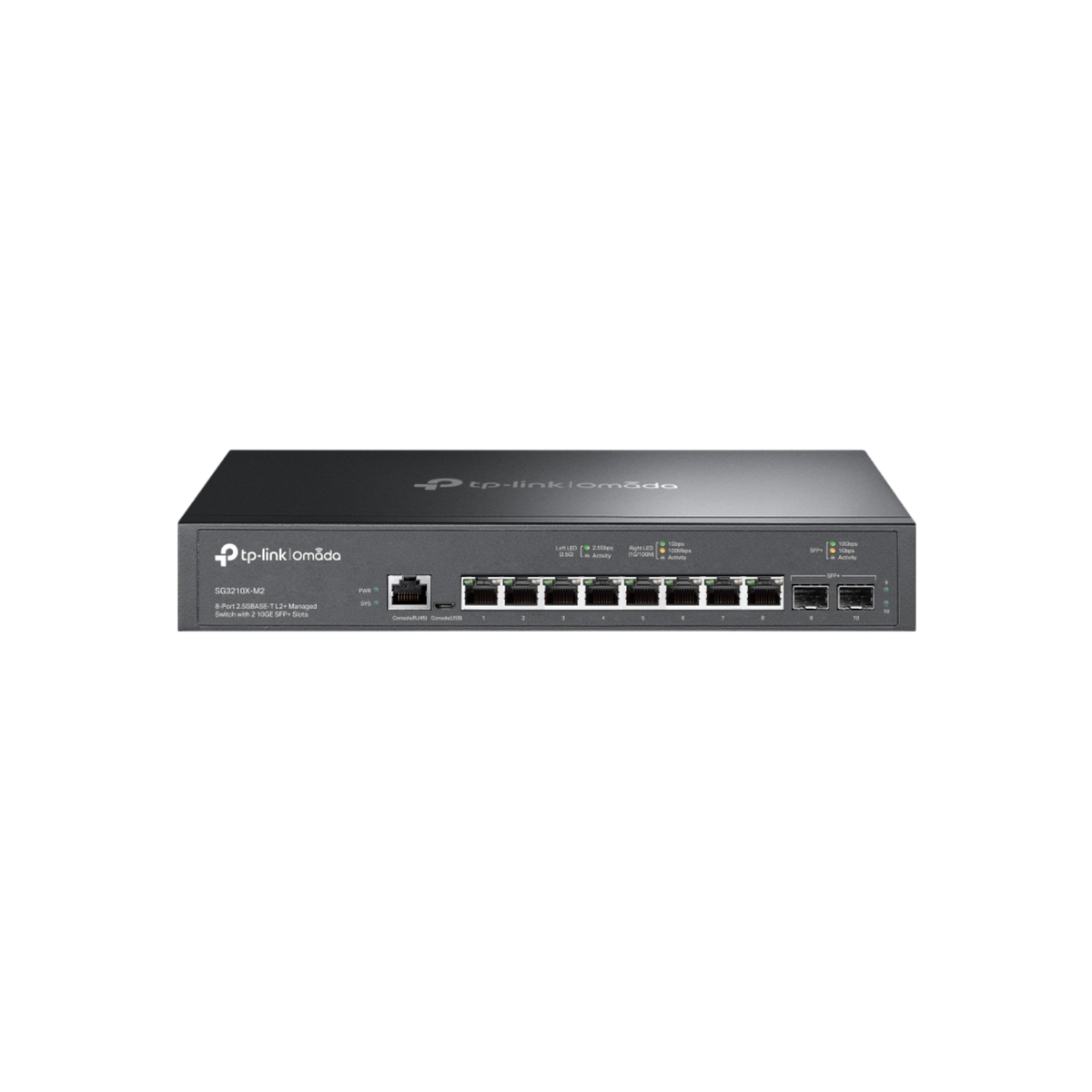 Switch zarządzalny TP-LINK Omada SG3210X-M2 L2+ 8x2.5GE 2xSFP+.