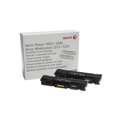 Dwupak tonerów do drukarki Xerox Phaser 3052/3260 WorkCentre 3215/3225 Czarny (Black) 2x3K 106R02782.