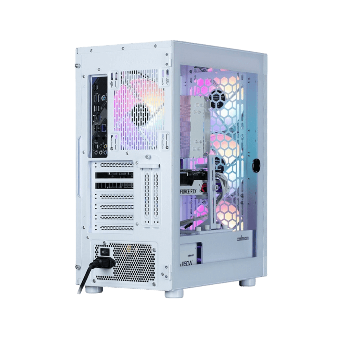 Obudowa Zalman i4 TG RGB White.