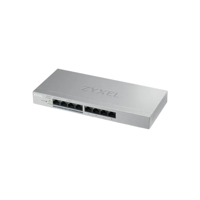 Switch zarządzalny Zyxel GS1200-8HPv2 8xGbE PoE+ 60W.