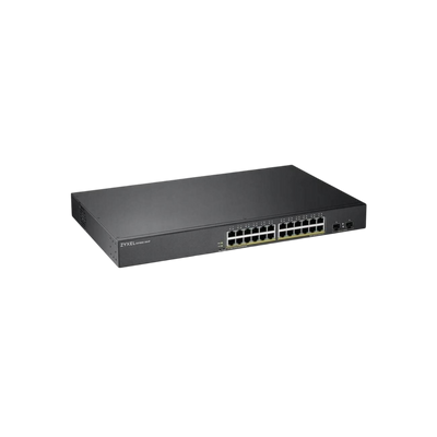 Switch zarządzalny Zyxel GS1900-24HPv2 24xGbE PoE+ 2xSFP 170W.