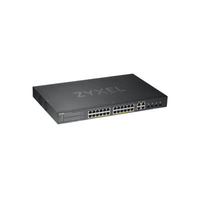 Switch zarządzalny Zyxel GS1920-24HPv2 24xGbE PoE+ 4xSFP 375W.