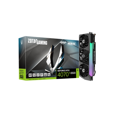 Karta graficzna ZOTAC GAMING GeForce RTX 4070 Ti SUPER AMP HOLO 16GB GDDR6X.
