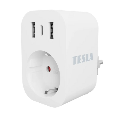 Gniazdko sieciowe Tesla Smart Plug SP300 3 USB.
