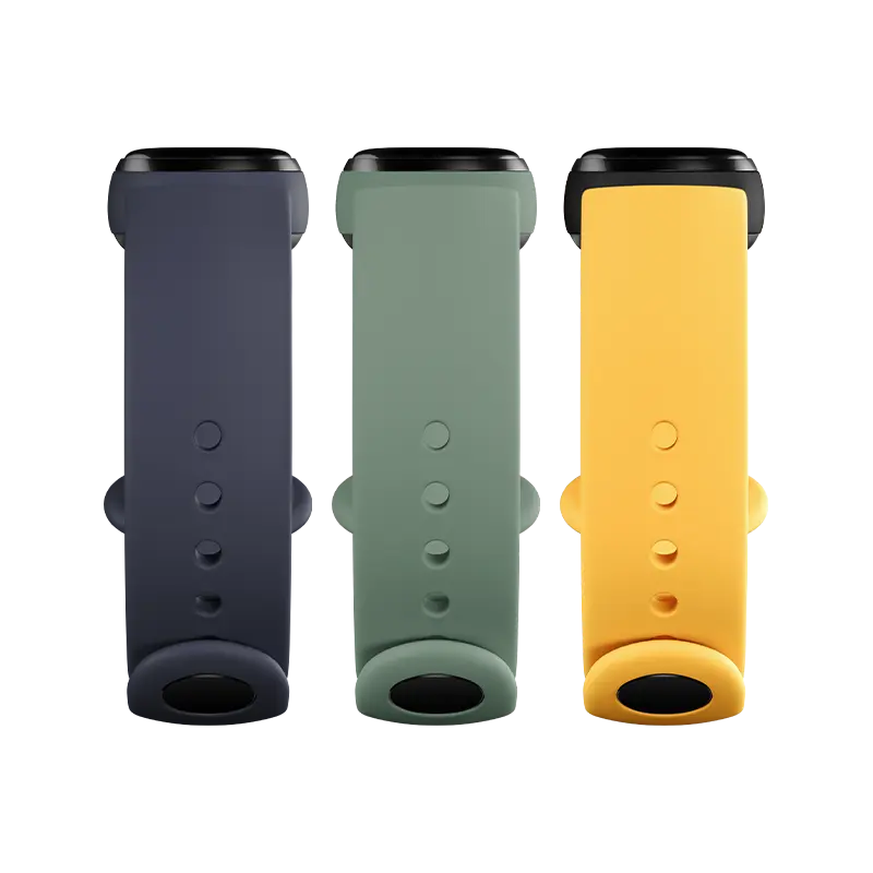 Wymienna opaska Mi Smart Band 5 Strap (3-pack) (Blue, Yellow, Green).