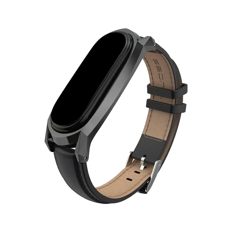 Wymienna skórzana opaska TechProtect do Xiaomi Smart Band 7.