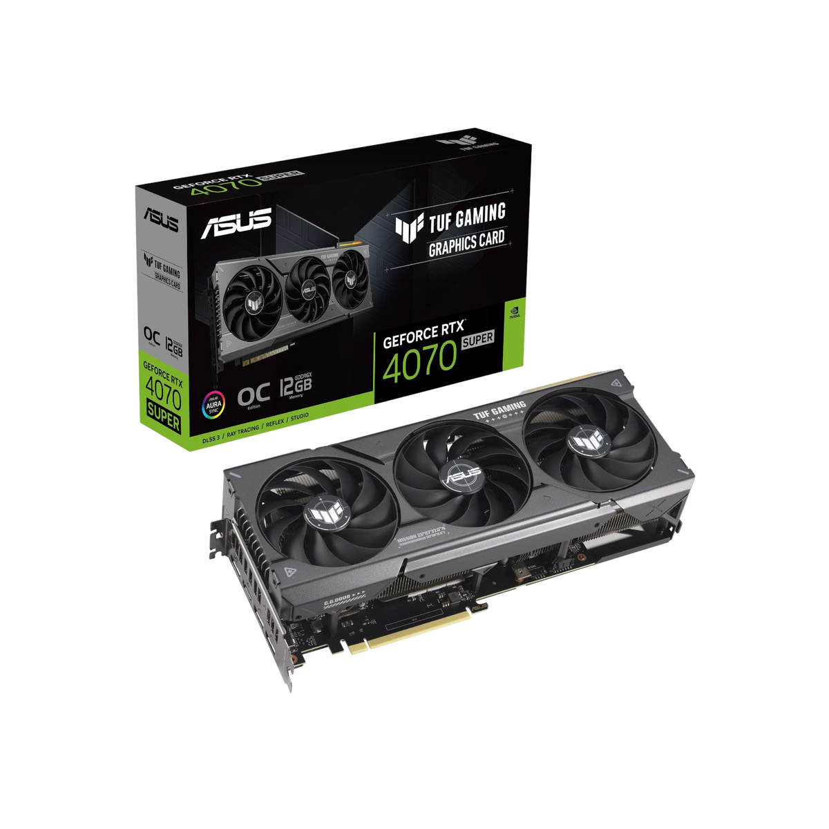 Karta graficzna Asus TUF Gaming GeForce RTX 4070 SUPER OC 12GB GDDRX6.