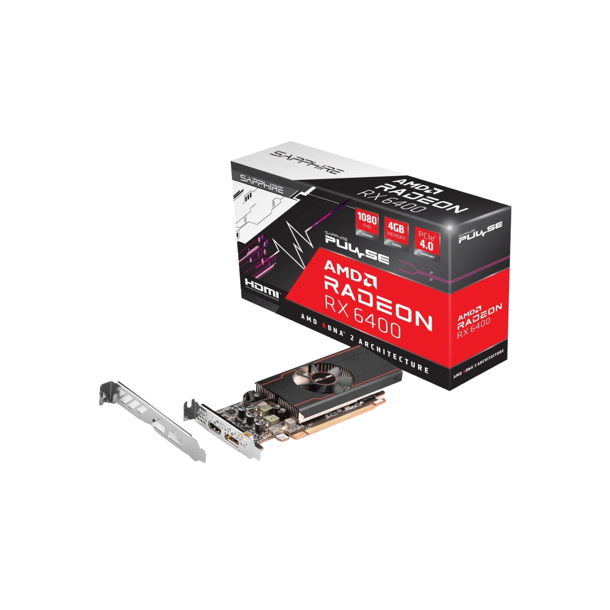 Karta graficzna Sapphire Radeon RX 6400 PULSE GAMING 4GB GDDR6.