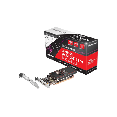 Karta graficzna Sapphire Radeon RX 6400 PULSE GAMING 4GB GDDR6.