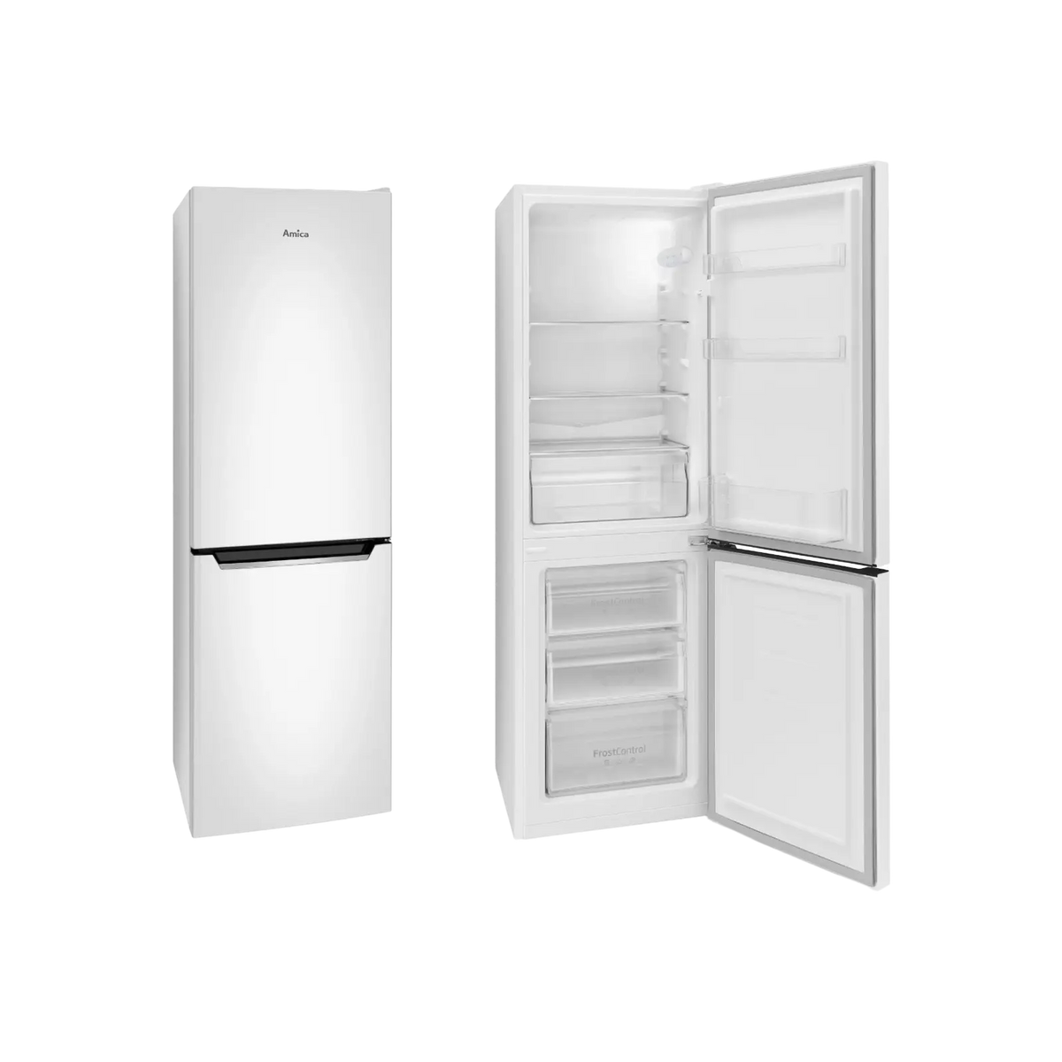 Lodówka wolnostojąca Amica FK200.4(E) Slim 144cm.