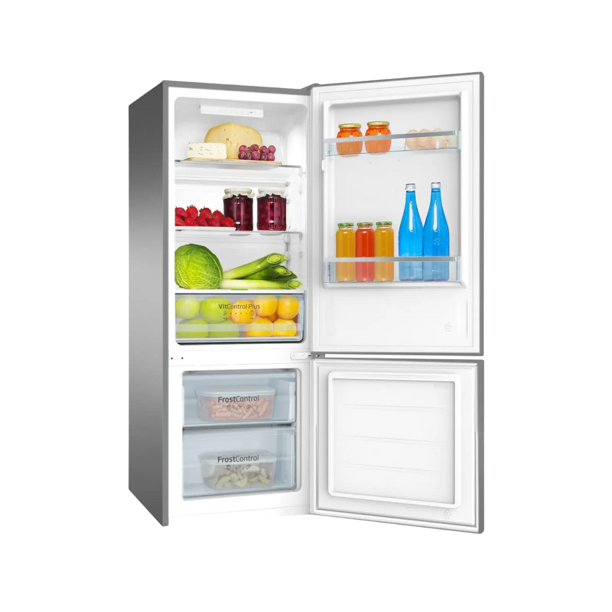 Lodówka wolnostojąca Amica FK244.4X(E) Slim 144cm.