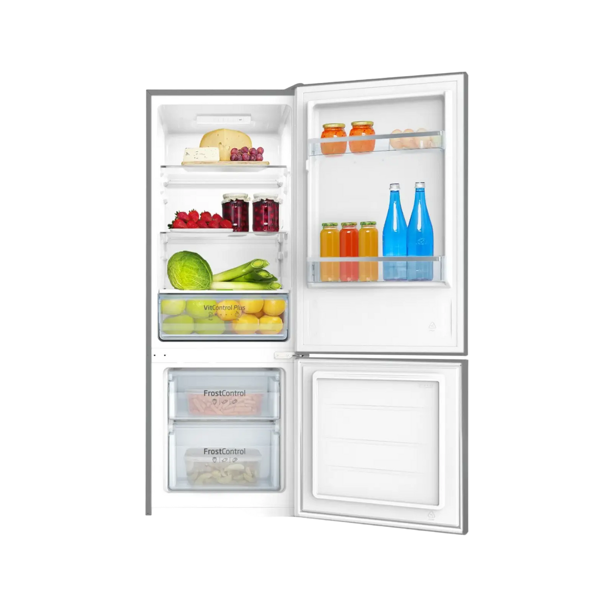 Lodówka wolnostojąca Amica FK244.4X(E) Slim 144cm.