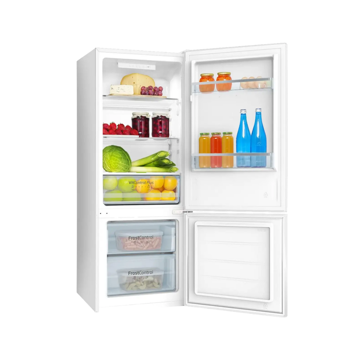 Lodówka wolnostojąca Amica FK244.4(E) Slim 144cm.
