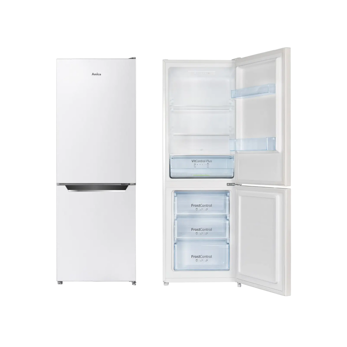 Lodówka wolnostojąca Amica FK2425.4UNT(E) Slim 159cm.
