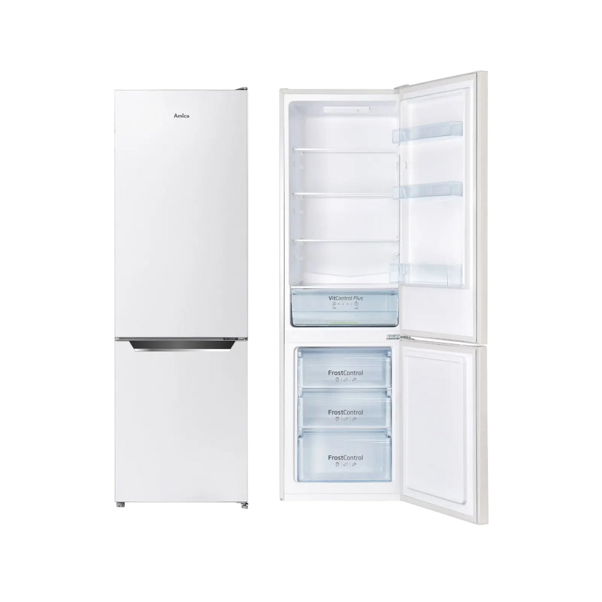 Lodówka wolnostojąca Amica FK2525.4UNT(E) Slim 176cm.