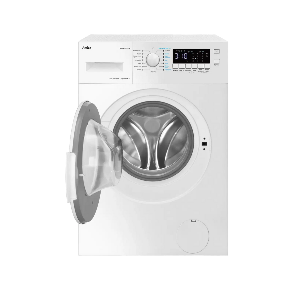 Pralka wolnostojąca Amica WA1S610CLiSH 6kg 1000rpm.