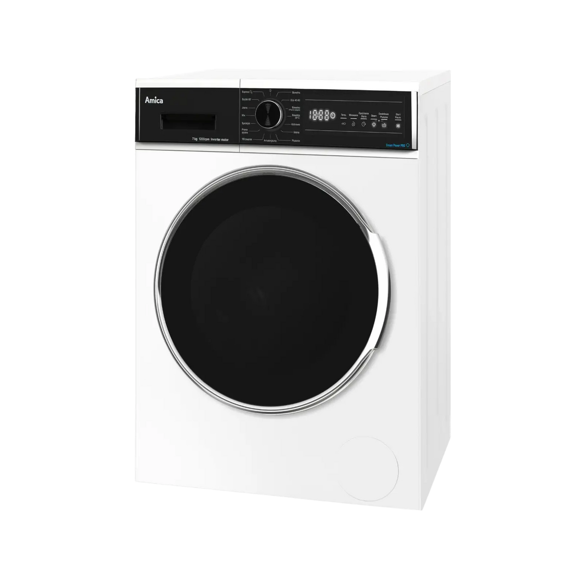 Pralka wolnostojąca Amica WA3S712BLiSHB 7kg 1200rpm.