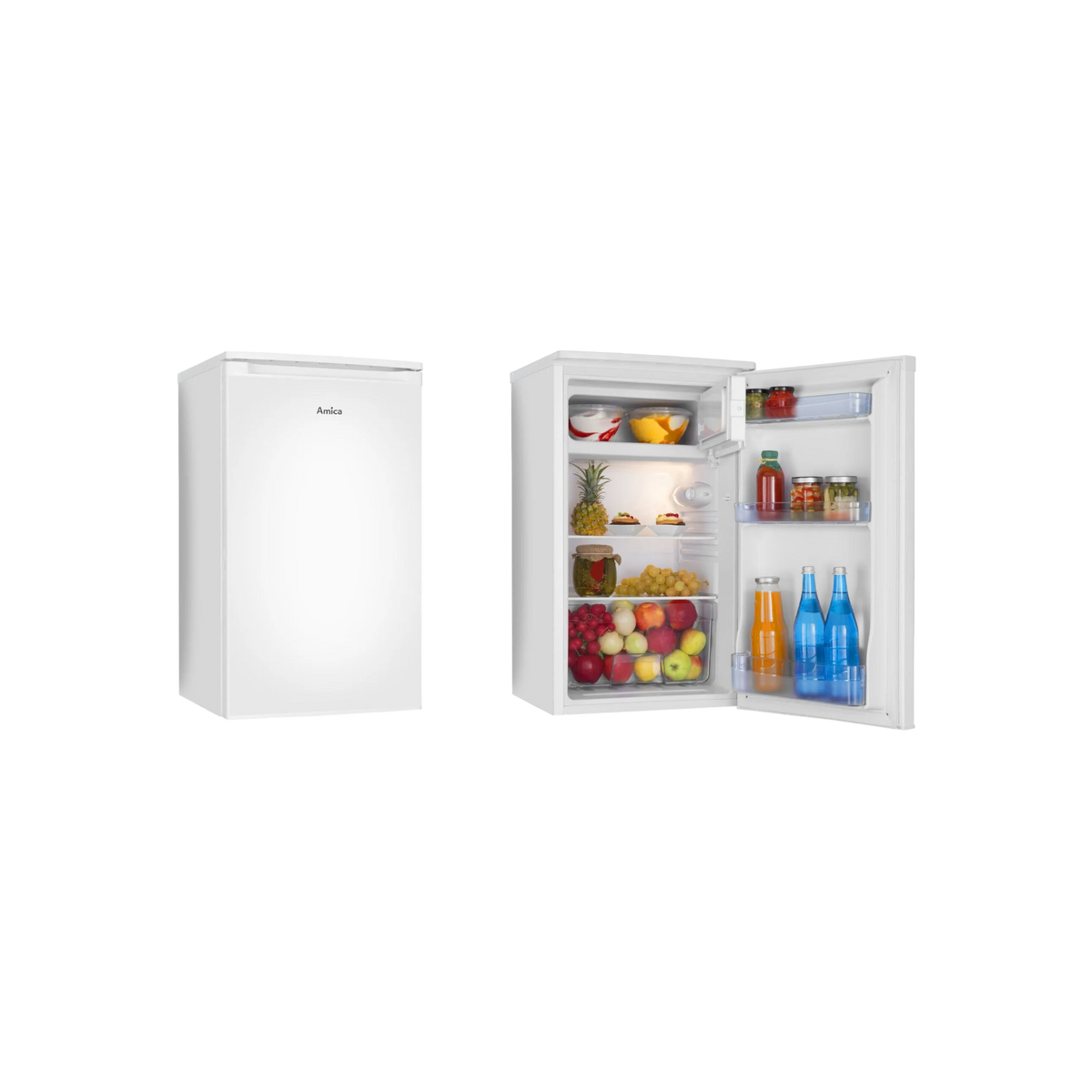 Lodówka wolnostojąca Amica FM107.4(E) Slim 84cm.