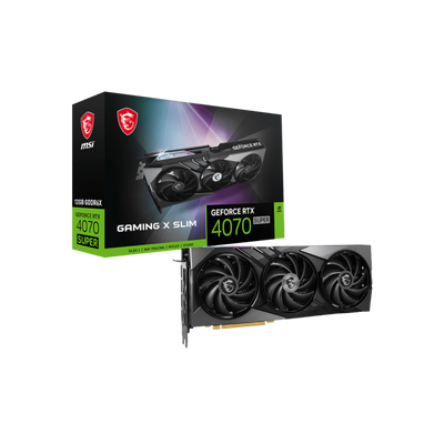 Karta graficzna MSI GeForce RTX 4070 SUPER GAMING X SLIM 12GB GDDR6X.