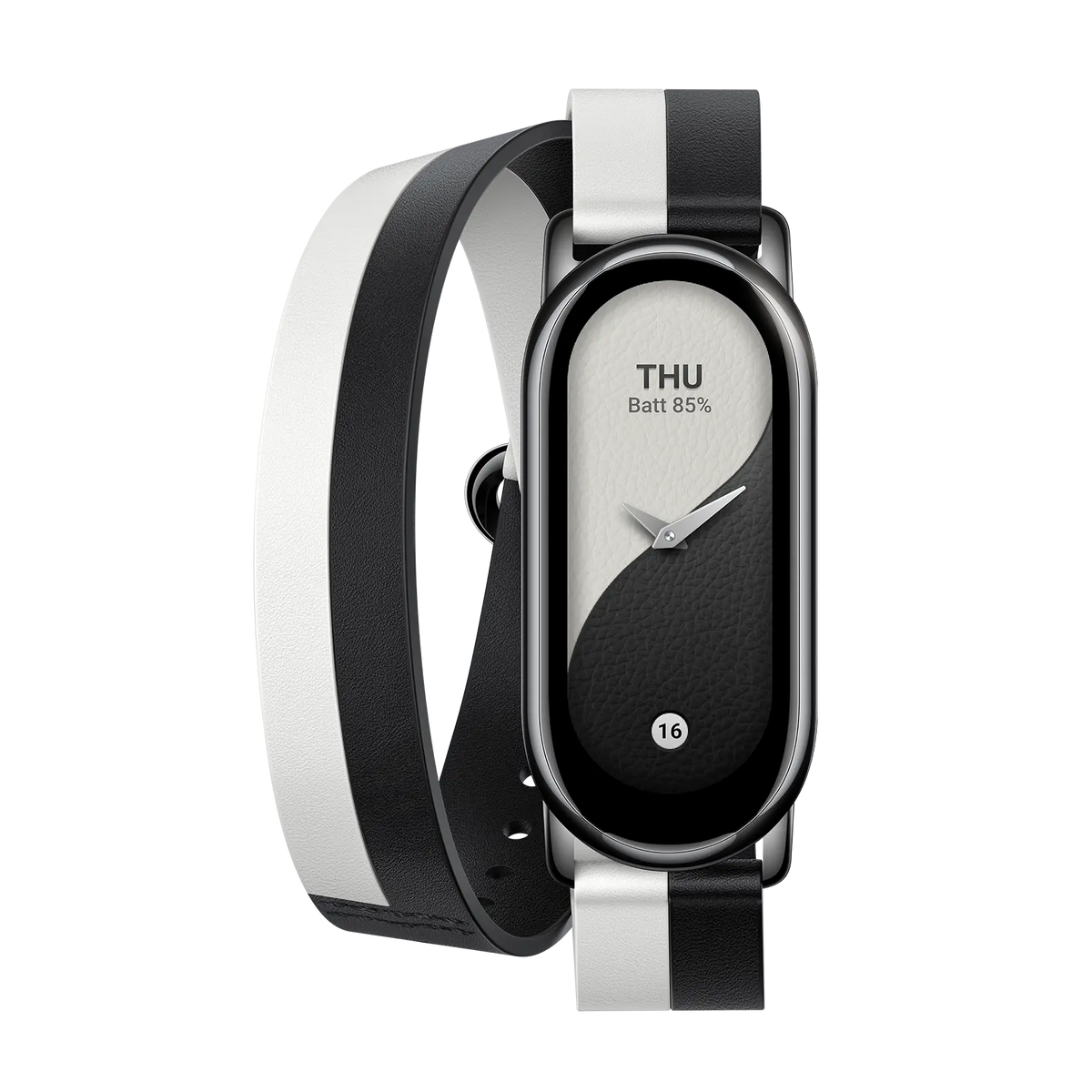Wymienna opaska Xiaomi Smart Band 8 Double Wrap Strap Black And White.
