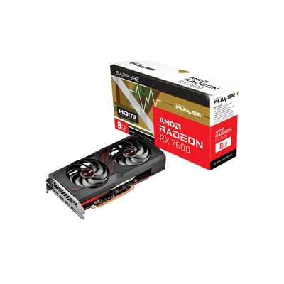 Karta graficzna Sapphire Radeon RX 7600 PULSE GAMING OC 8GB GDDR6.