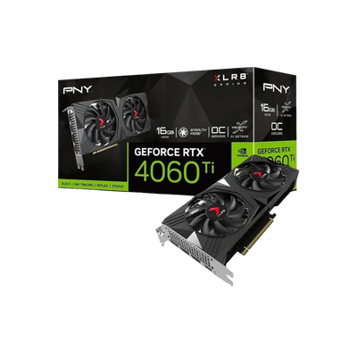 Karta graficzna PNY GeForce RTX 4060 Ti XLR8 Verto Dual Fan OC 16GB GDDR6.