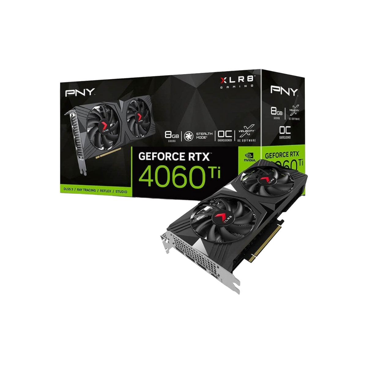 Karta graficzna PNY GeForce RTX 4060 Ti XLR8 Verto Dual Fan OC 8GB GDDR6.