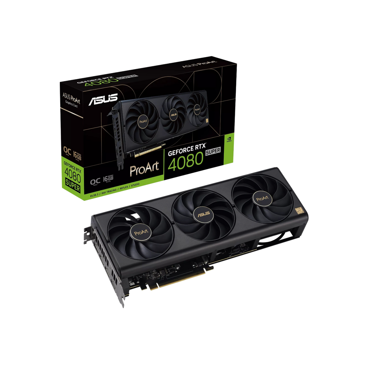 Karta graficzna Asus ProArt GeForce RTX 4080 SUPER OC 16GB GDDRX6.