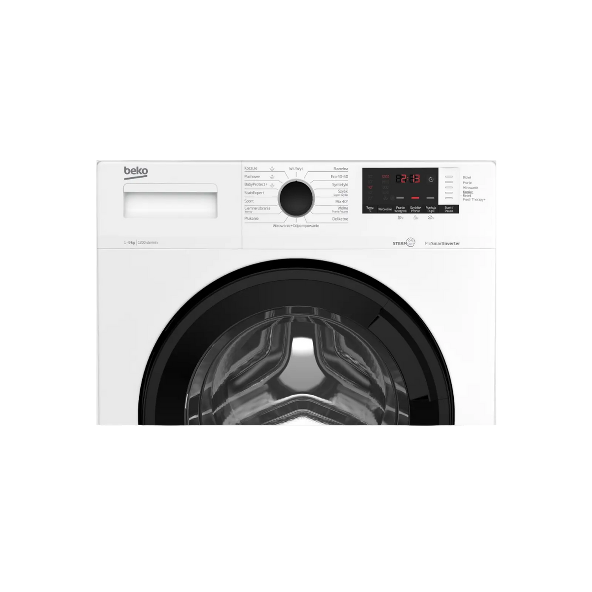Pralka wolnostojąca Beko WUV9612WPBSE 9kg 1200rpm.