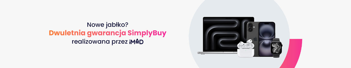 Dwuletnia gwarancja na Apple z iMad na simplybaypl.com