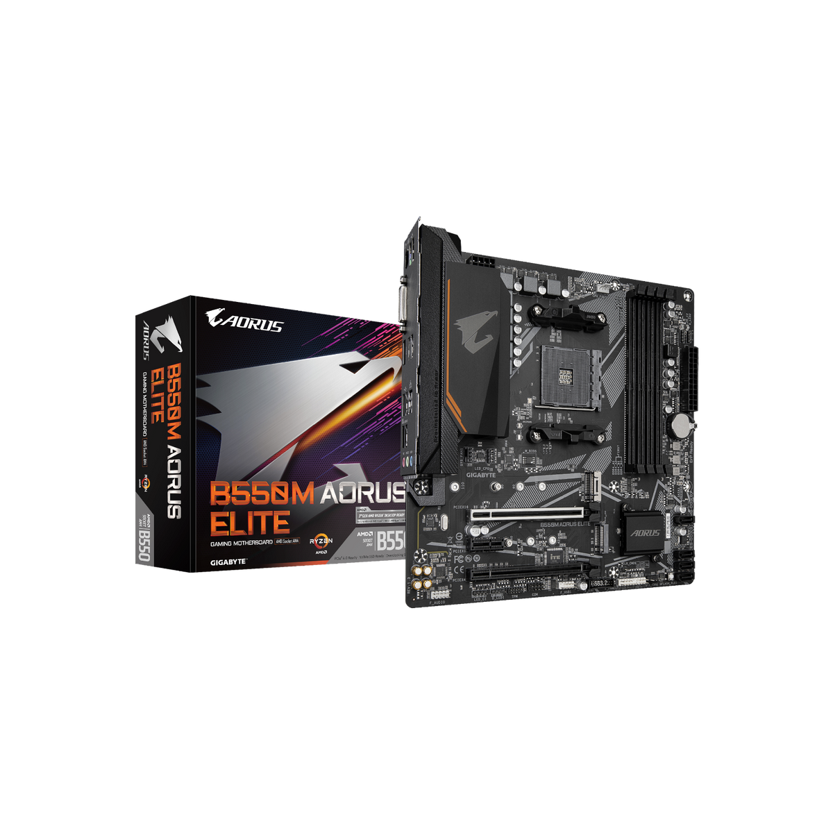 Płyta główna Gigabyte B550M AORUS ELITE.