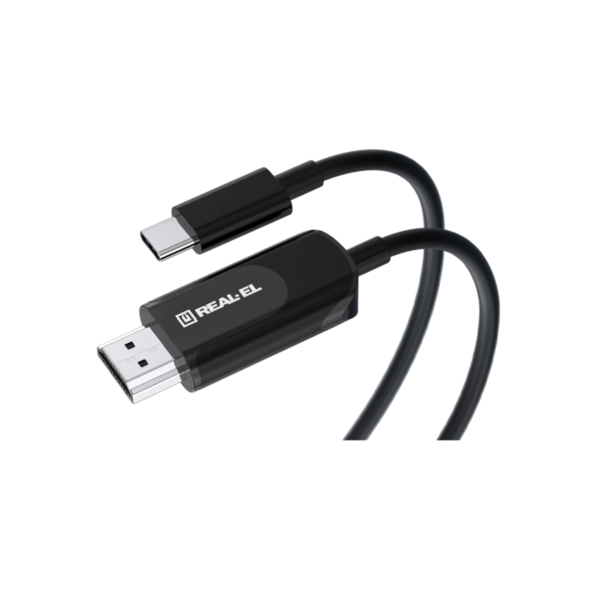 Kabel REAL-EL CHD-180 USB Typu-C na HDMI 4K 60Hz.