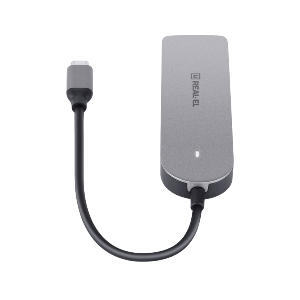 Hub USB REAL-EL CQ-415 USB-C USB 3.0.