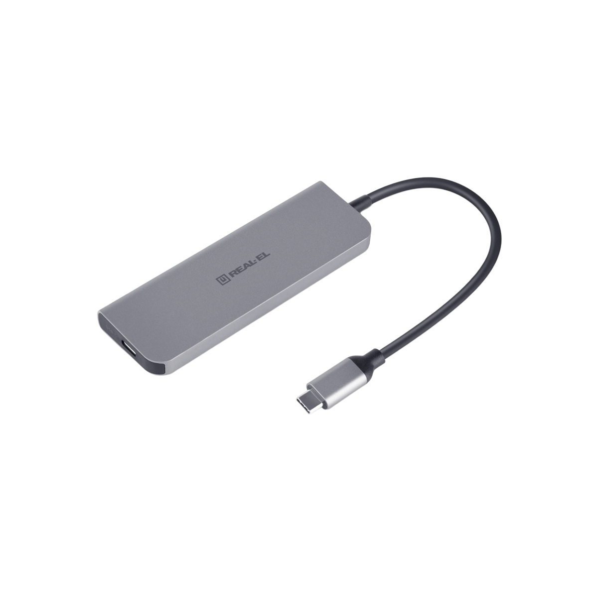 Wielofunkcyjna stacja dokująca REAL-EL CQ-700 USB-C.
