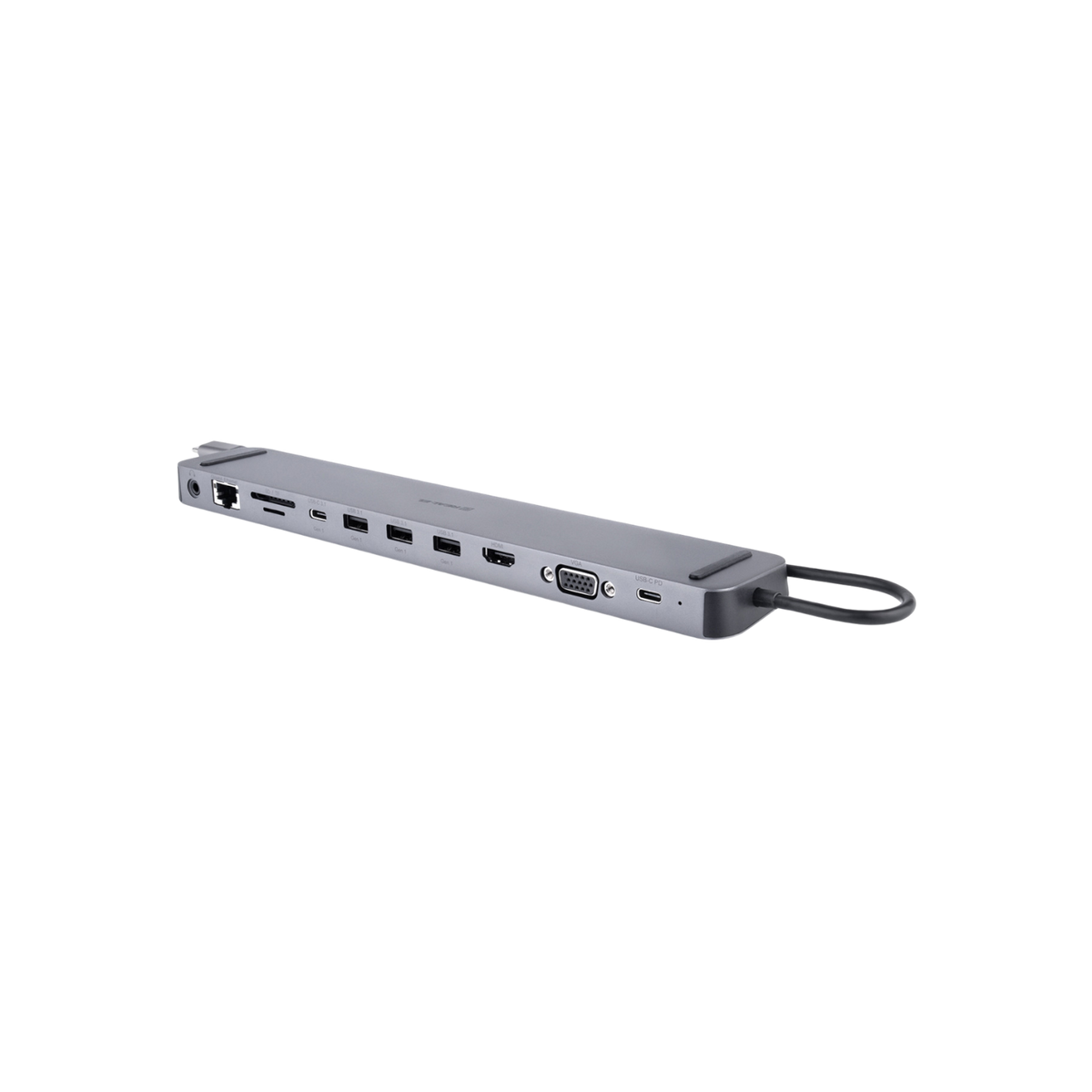 Wielofunkcyjna stacja dokująca REAL-EL CQ-1000 USB-C.
