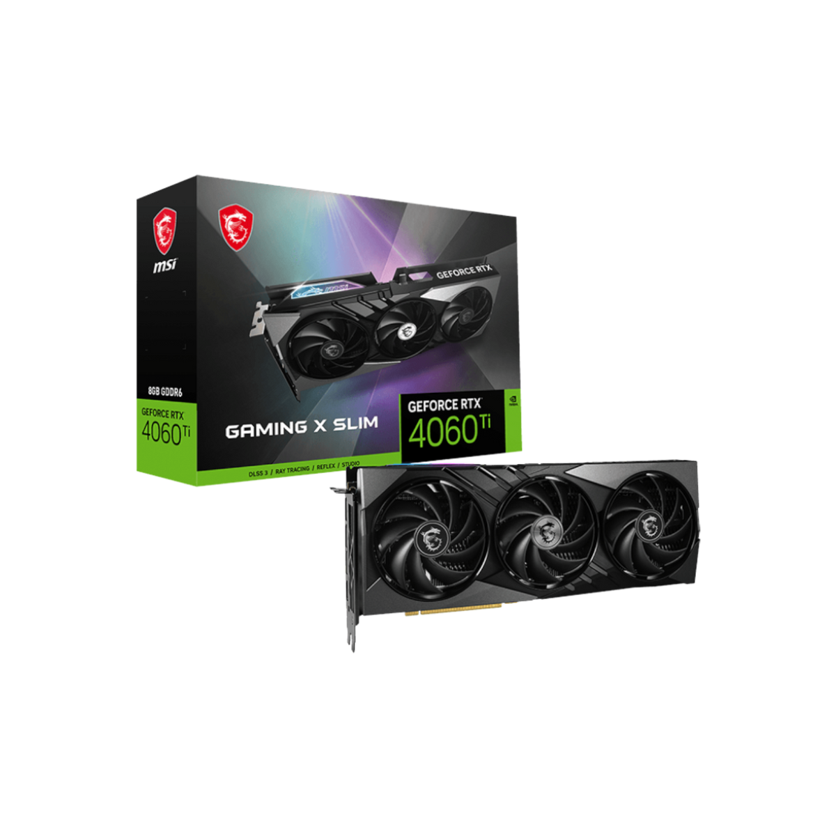 Karta graficzna MSI GeForce RTX 4060 Ti GAMING X SLIM 8GB GDDR6.