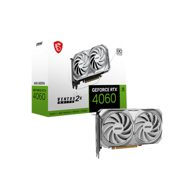 Karta graficzna MSI GeForce RTX 4060 VENTUS 2X WHITE OC 8GB GDDR6.