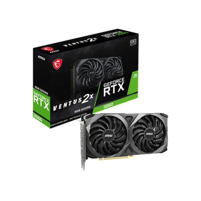 Karta graficzna MSI GeForce RTX 3060 VENTUS 2X OC 8GB GDDR6.