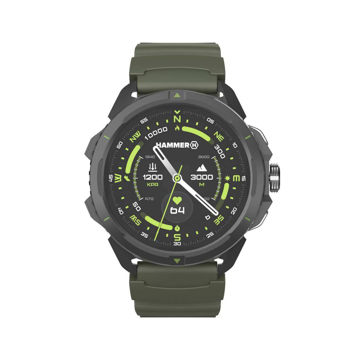 Smartwatch HAMMER Watch 2 Military Edition.