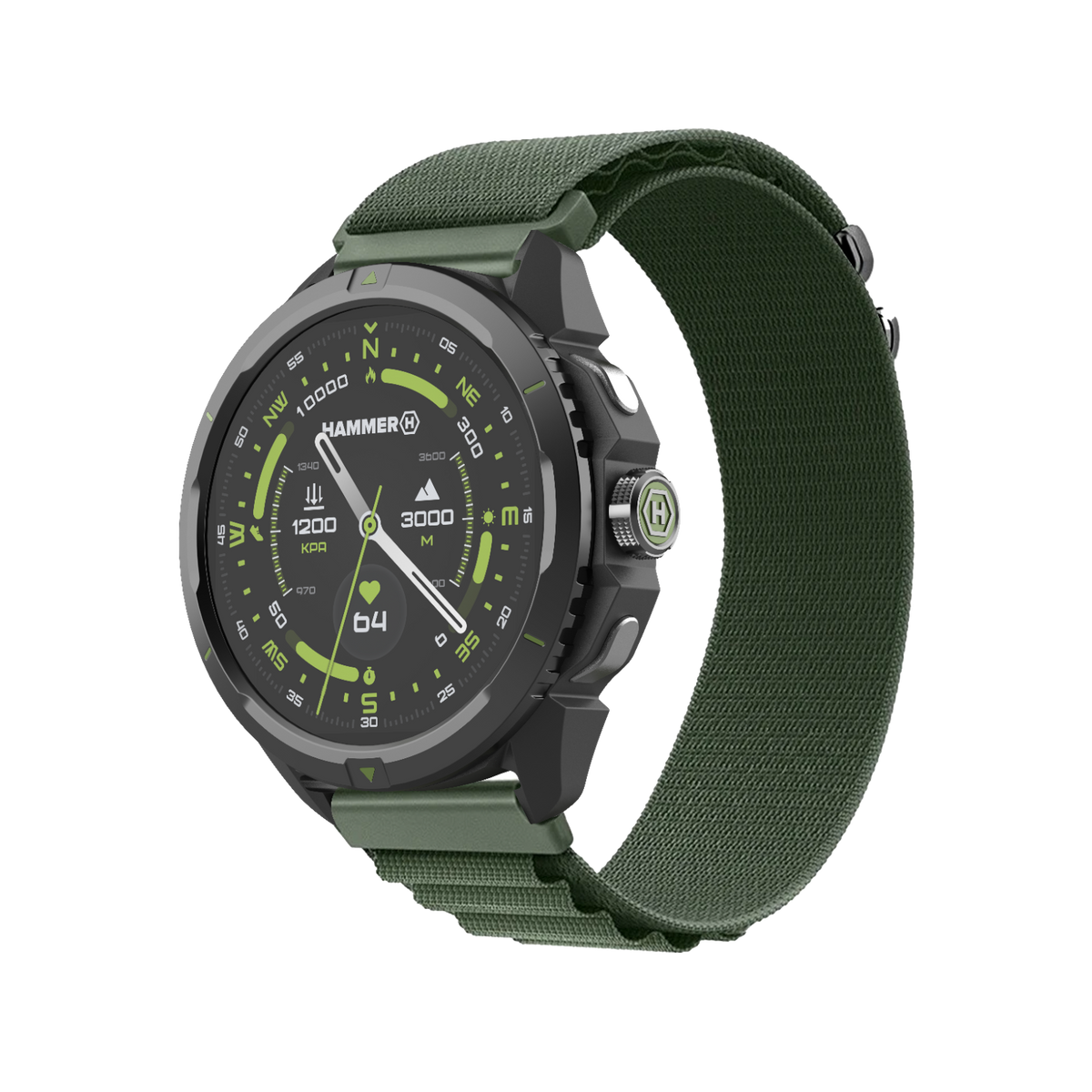 Smartwatch HAMMER Watch 2 Military Edition.