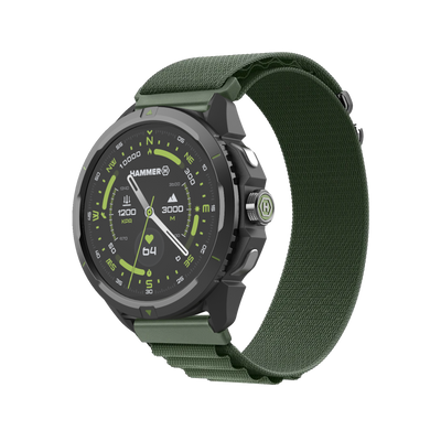 Smartwatch HAMMER Watch 2 Military Edition.