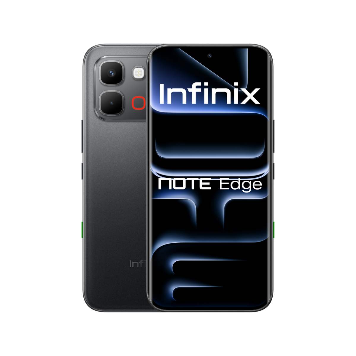 Smartfon Infinix NOTE Edge 5G Czarny Przednia i tylna obudowa