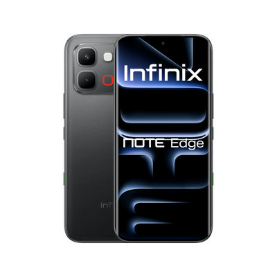 Smartfon Infinix NOTE Edge 5G Czarny Przednia i tylna obudowa
