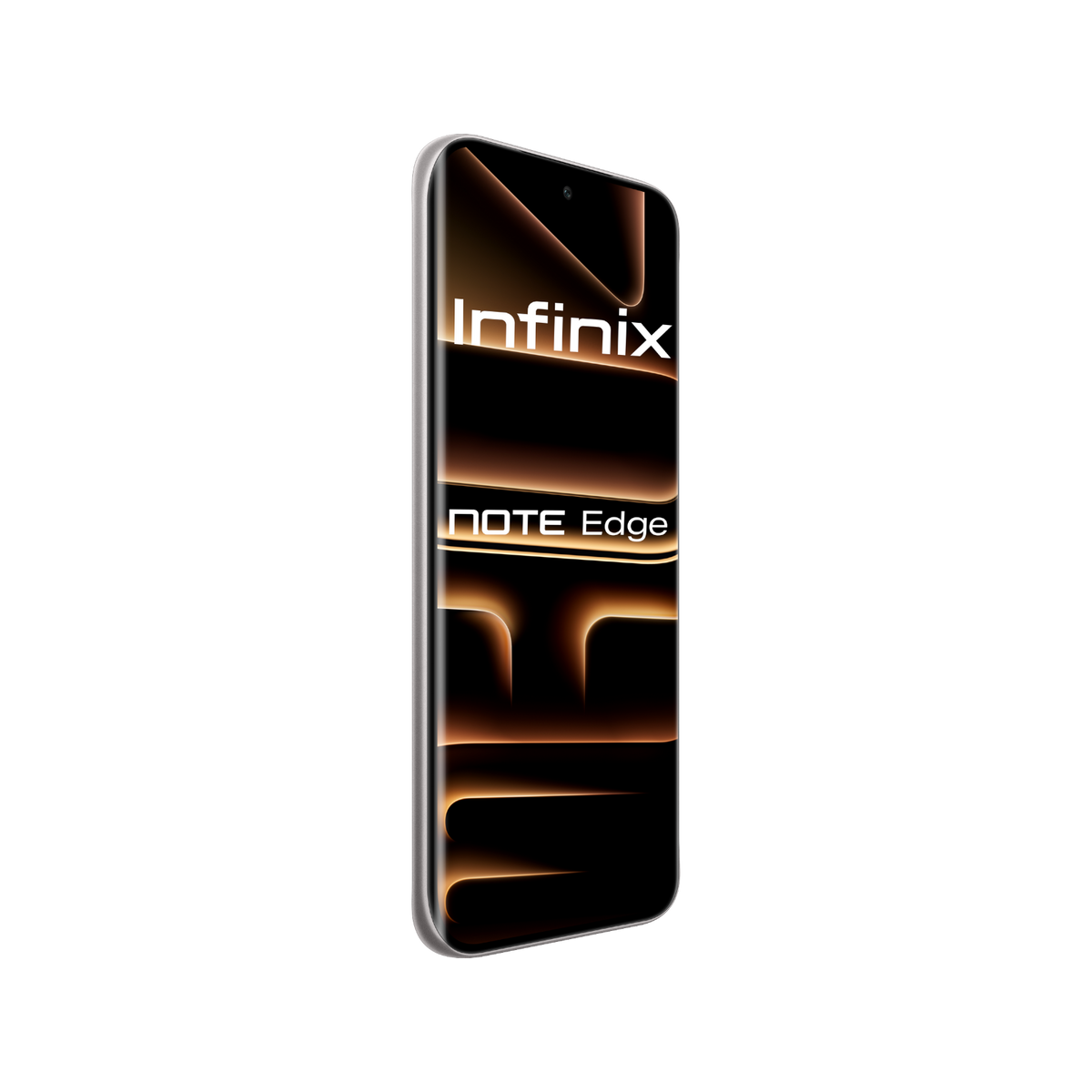 Smartfon Infinix NOTE Edge 5G Lunar Titanium Przedni, lewy bok obudowy