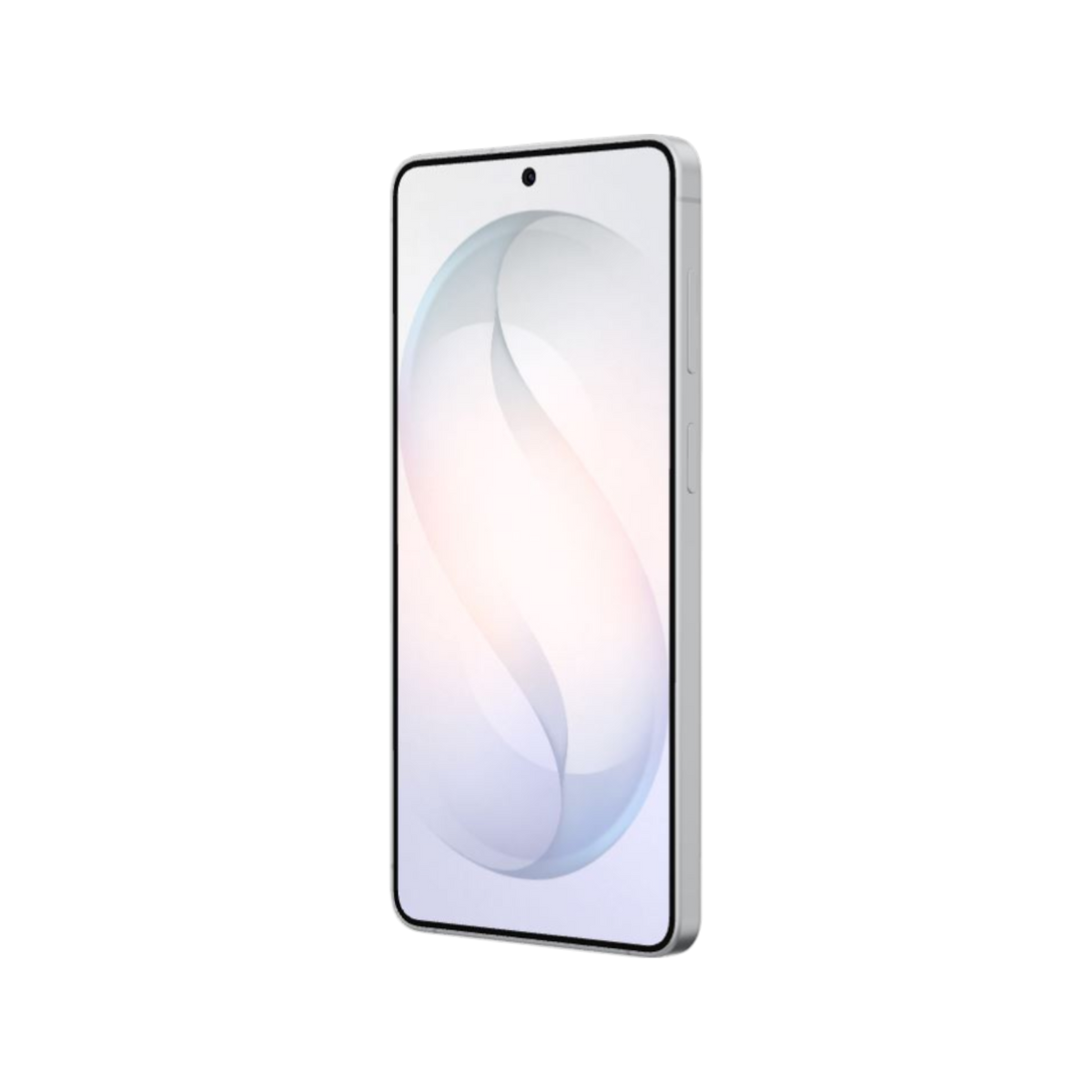 Smartfon Samsung Galaxy S26 5G Biały Przedni, prawy bok