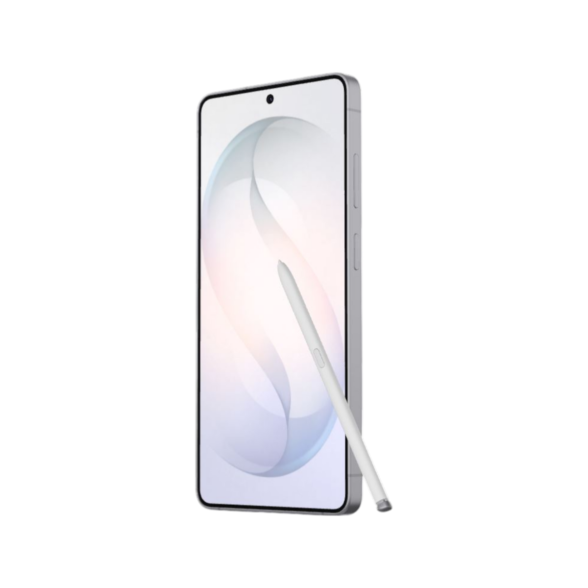 Smartfon Samsung Galaxy S26 Ultra 5G Biały Przedni, prawy bok