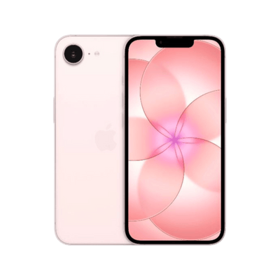 Smartfon Apple iPhone 17e E-SIM Różowy Przednia i tylna obudowa