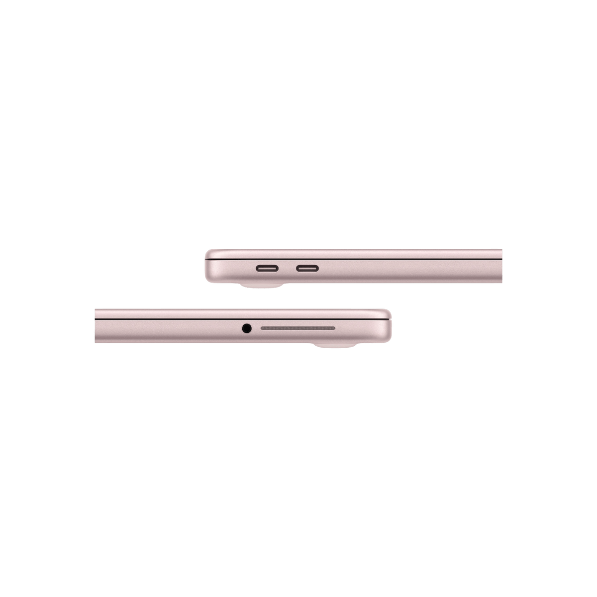 Laptop Apple MacBook Neo Różowy Klawiatura bok lewy i prawy