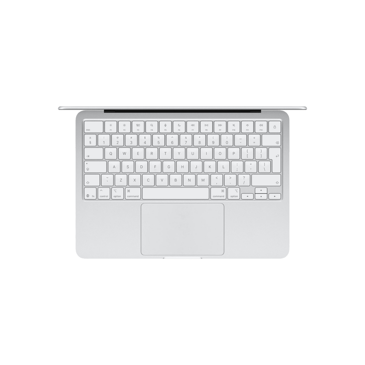 Laptop Apple MacBook Neo Srebrny Klawiatura