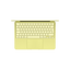 Laptop Apple MacBook Neo Cytrusowy Rzut z góry